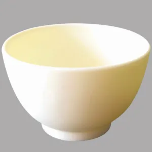 5-pc/ Medium Silicone Mask Mixing Bowl (White)