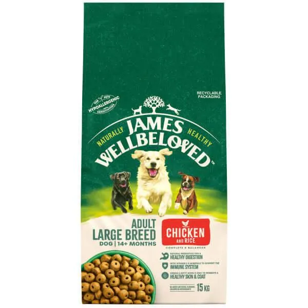 Adult Chicken & Rice Large Breed Dry Dog Food