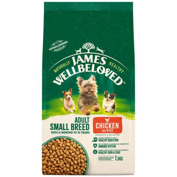 Adult Chicken & Rice Small Breed Dry Dog Food