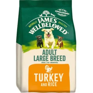 Adult Turkey & Rice Large Breed Dry Dog Food