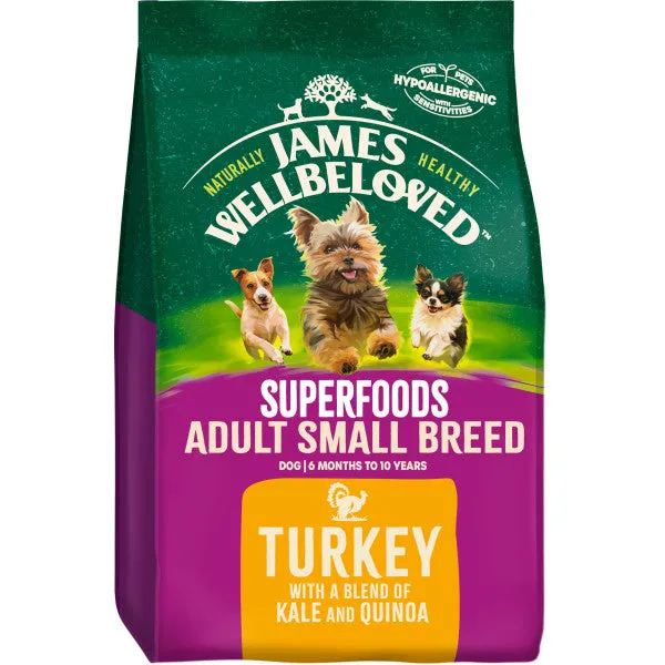 Adult Turkey, Kale & Quinoa Superfood Small Breed Dry Dog Food