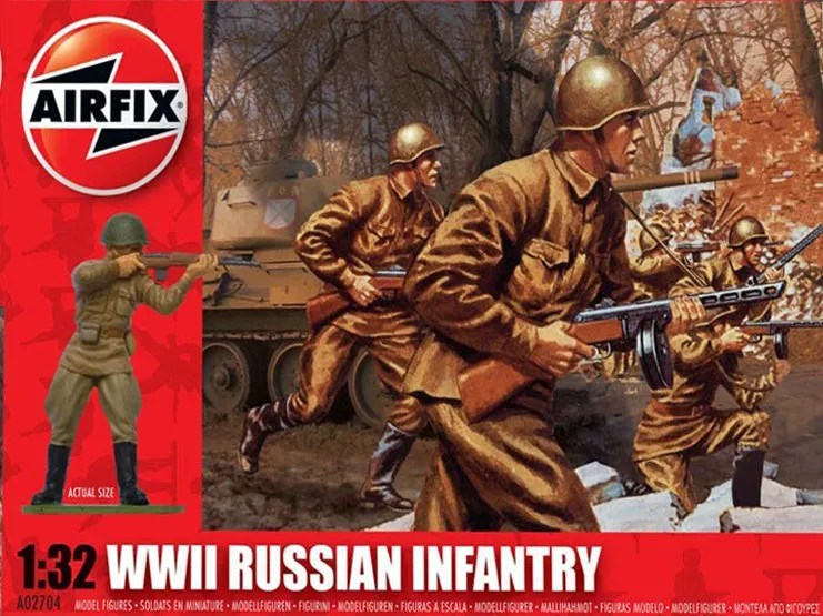 Airfix 1/32 Russian WWII Russian Infantry A02704