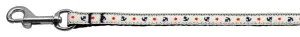 Anchors Nylon Ribbon Leash White 3-8 inch wide 4ft Long