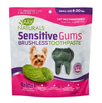 Ark Naturals Sensitive Gums Brushless Toothpaste Dental Chews