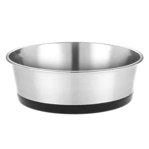 Basil Heavy Dish with Silicon Bowl for Dogs (Black)