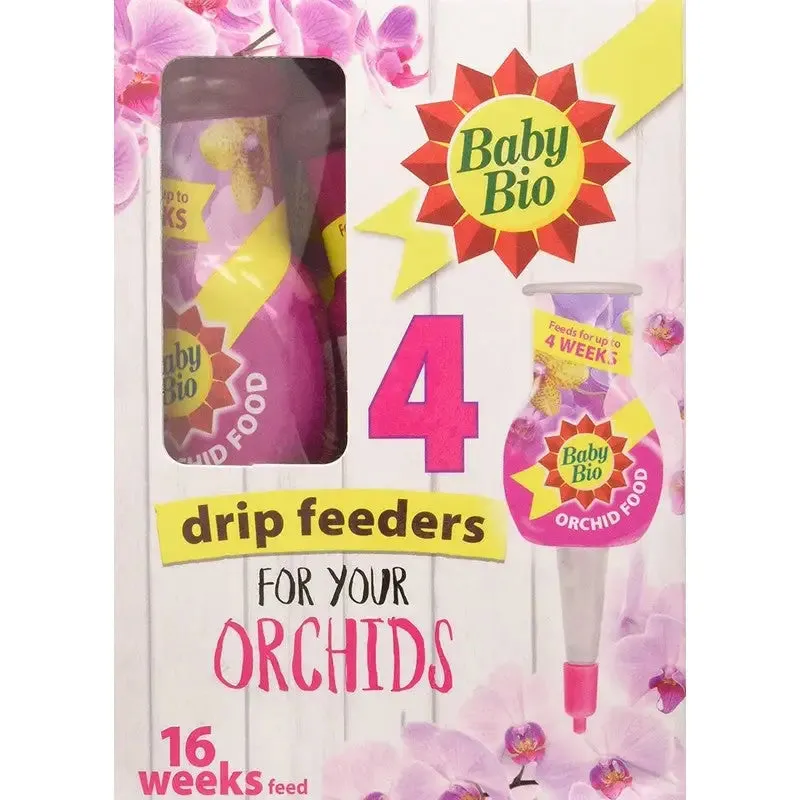 Bayer Garden Baby Bio Orchid Food Drip Feeders - 40ml / 4 Pack