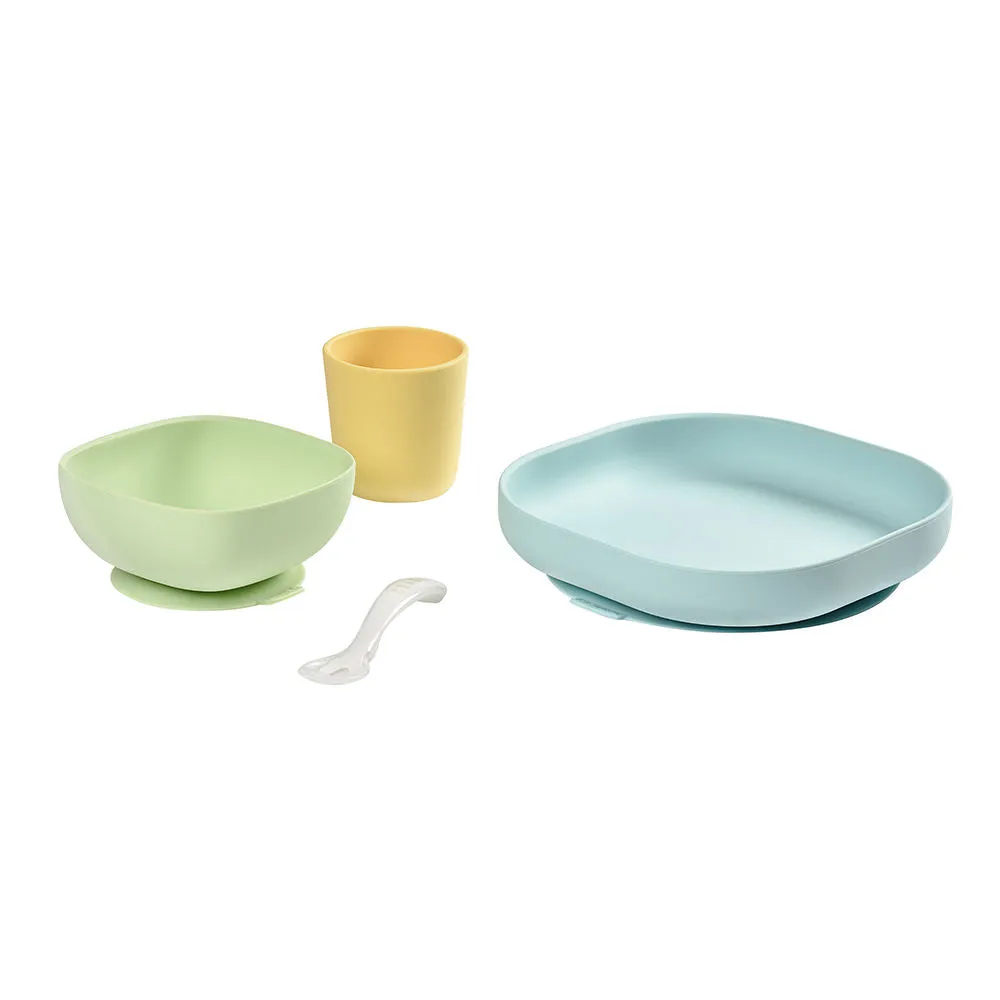 Beaba Silicone Meal Set - Yellow