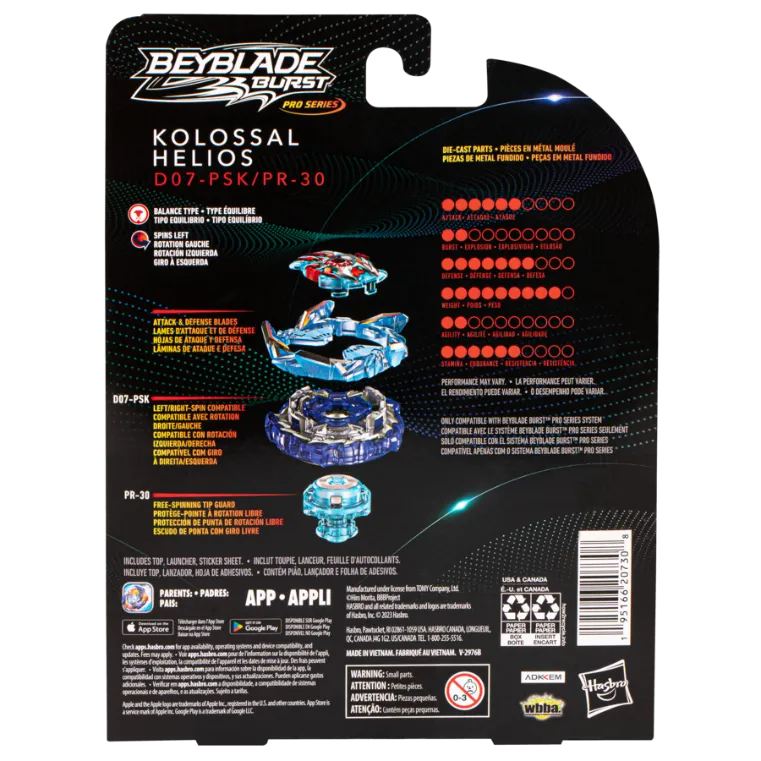 Beyblade Burst Pro Series Kolossal Helios Starter Pack