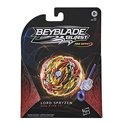 BEYBLADE Burst Pro Series Lord Spryzen Spinning Top Starter Pack - Balance Type Battling Game Top with Launcher Toy