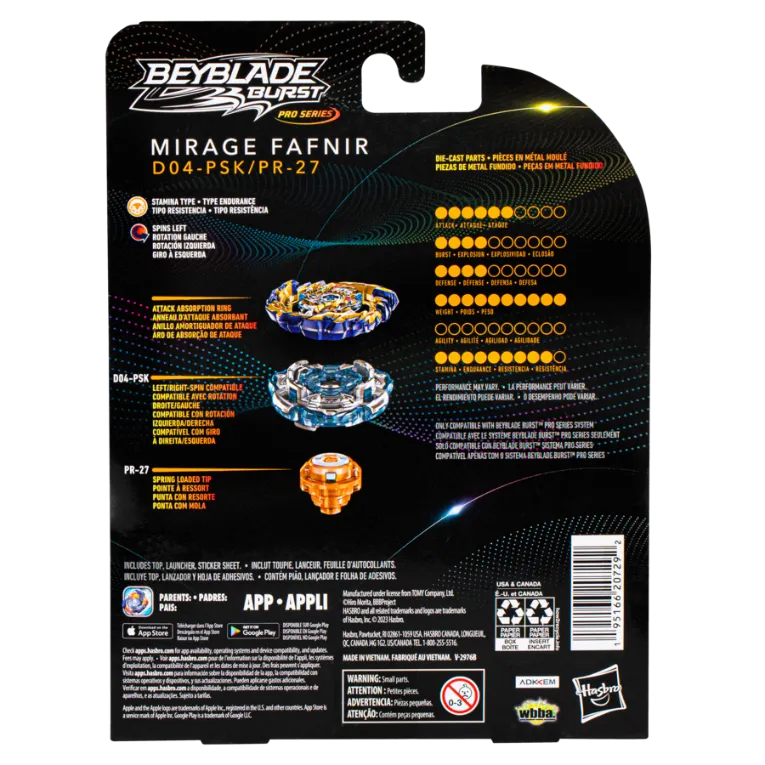 Beyblade Burst Pro Series Mirage Fafnir Starter Pack