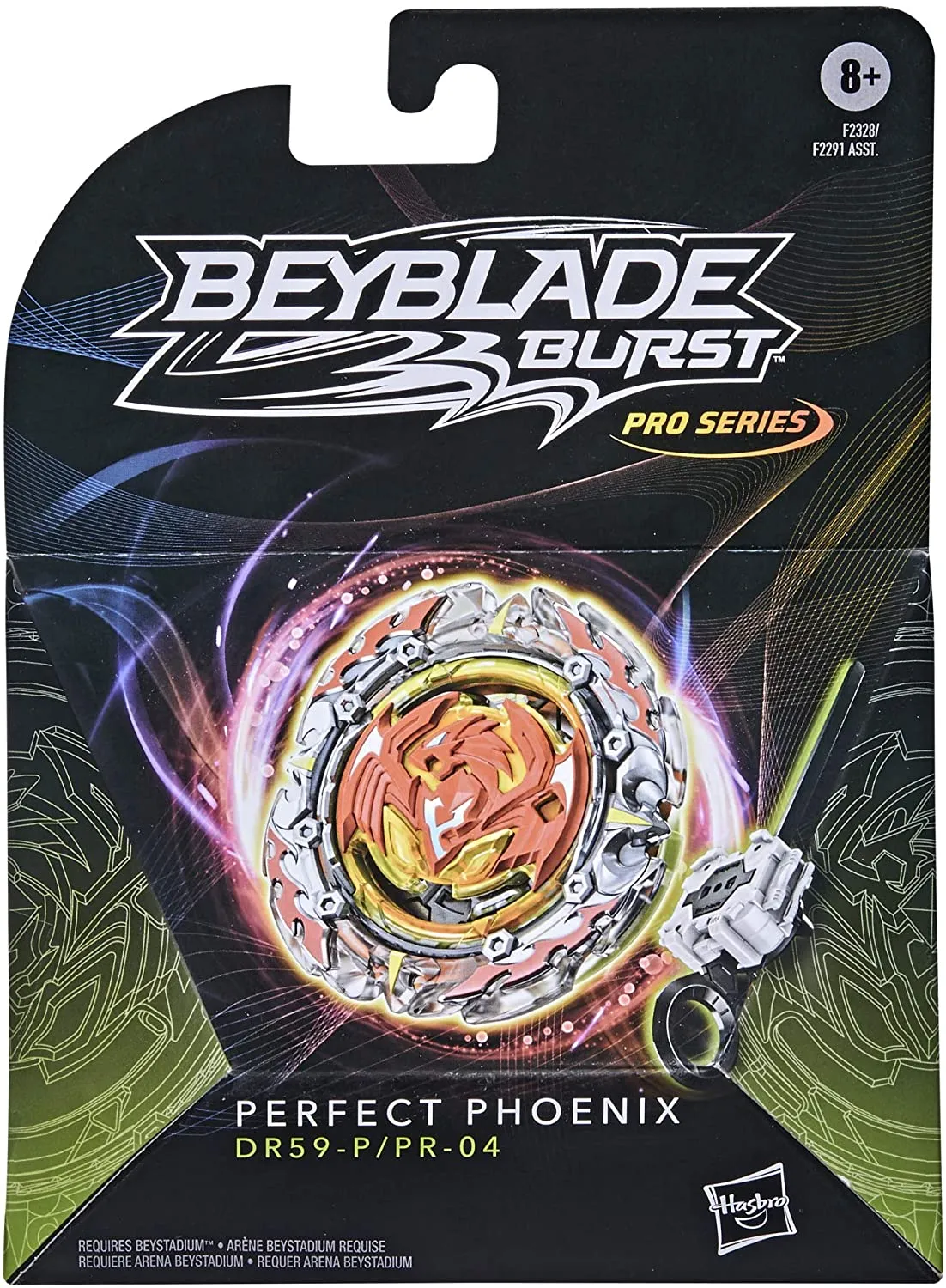 BEYBLADE Burst Pro Series Perfect Phoenix Spinning Top Starter Pack -- Defense Type Battling Game Top with Launcher Toy