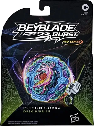 Beyblade Burst Pro Series Poison Cobra Spinning Top Starter Pack