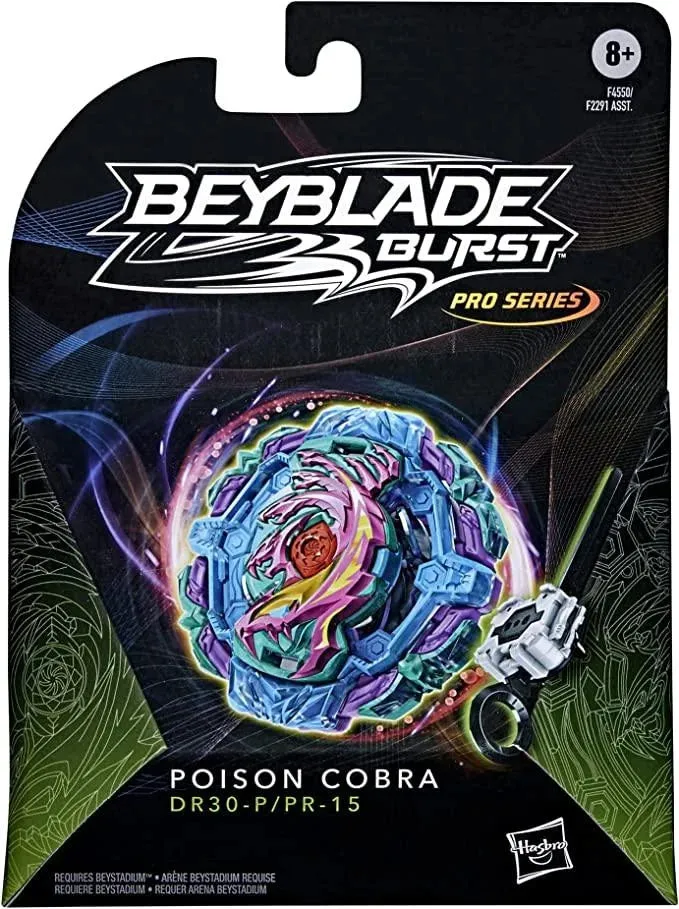 Beyblade Burst Pro Series Poison Cobra Spinning Top Starter Pack