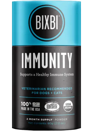 Bixbi Organic Pet Superfood IMMUNITY Premium Supplement For Dogs and Cats