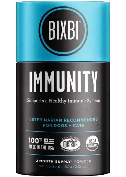 Bixbi Organic Pet Superfood IMMUNITY Premium Supplement For Dogs and Cats