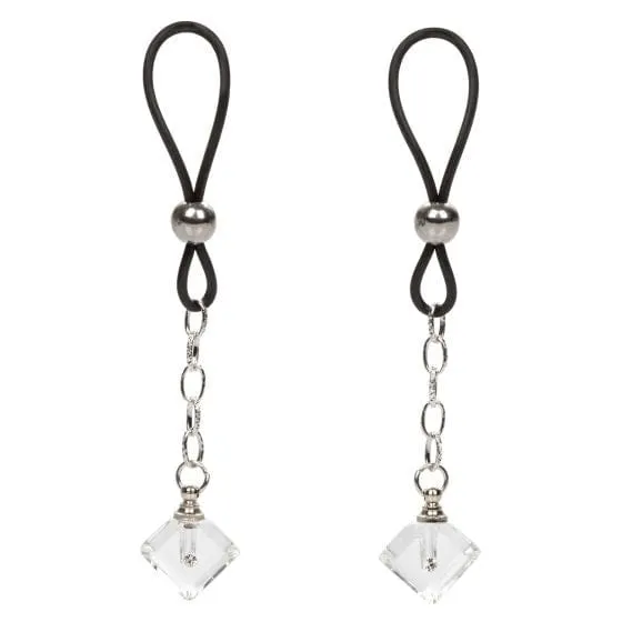 Calexotics Non-Piercing Nipple Jewelry Crystal Teardrop