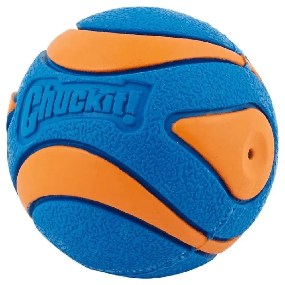 Chuckit! Ultra Squeaker Ball for Dogs (Blue/Orange) | For Medium Chewers