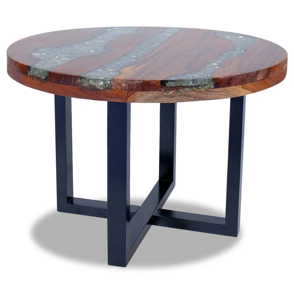 Coffee Table Teak Resin 60 cm