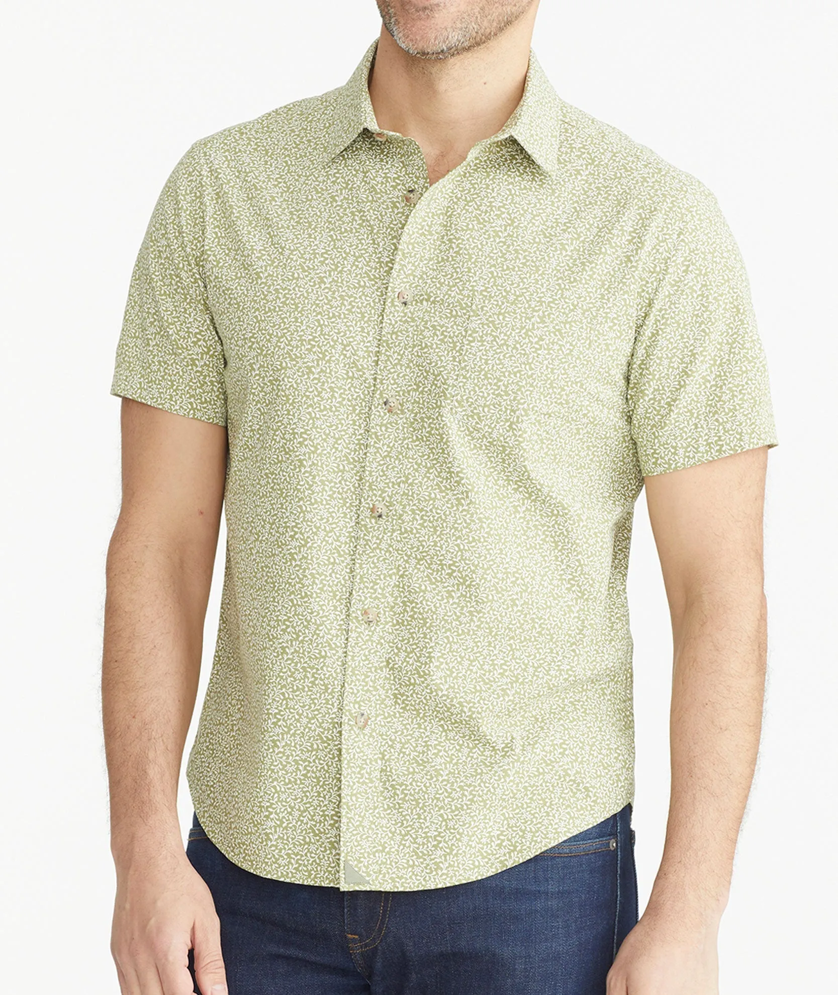 Cotton Short-Sleeve Byers Shirt