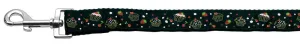 Cupcakes Nylon Ribbon Leash Black 1 inch wide 4ft Long