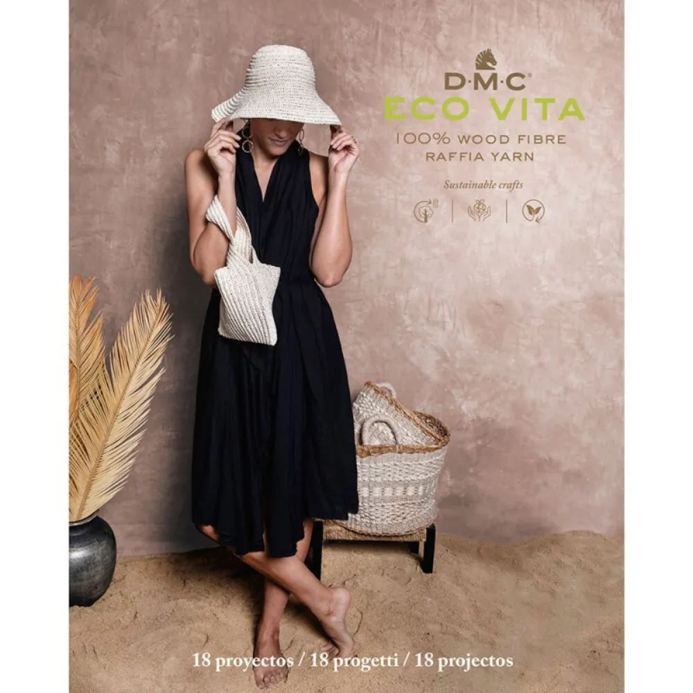 DMC Eco Vita Raffia Crochet Pattern Book