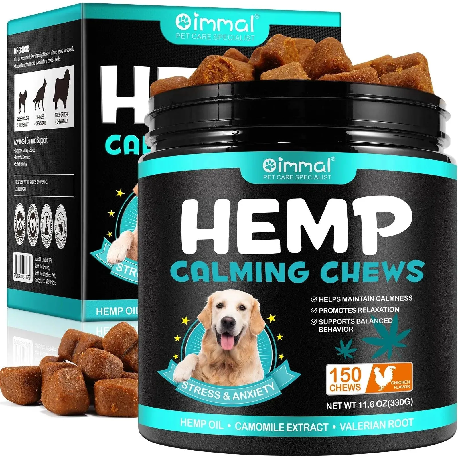 Dog Anxiety Relief Hemp Chews