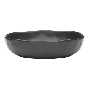 Ecology Speckle Dinner Bowl Ebony 22cm