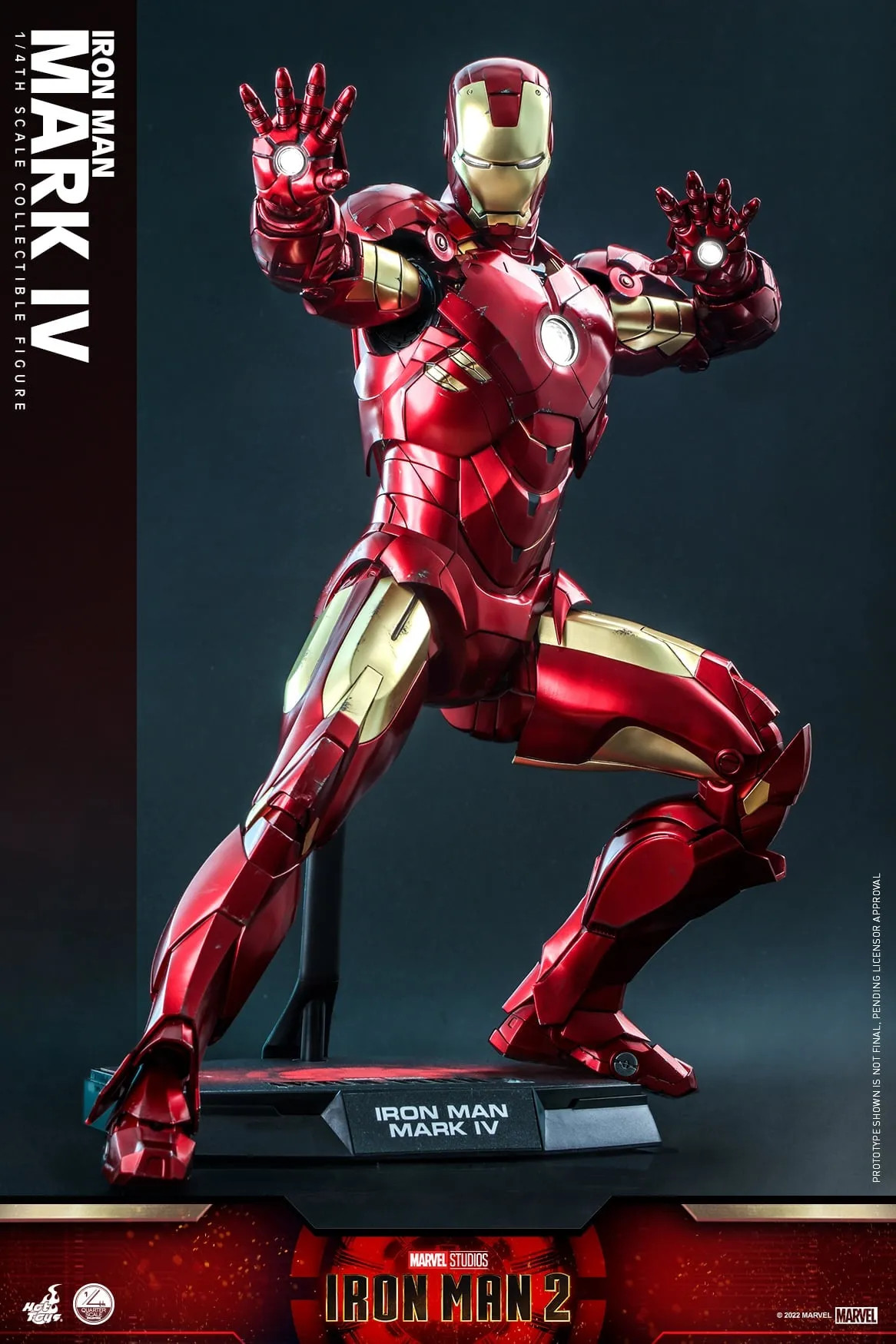 Hot Toys - QS020 - Iron Man 2 - 1/4th scale Iron Man Mark IV Collectible Figure