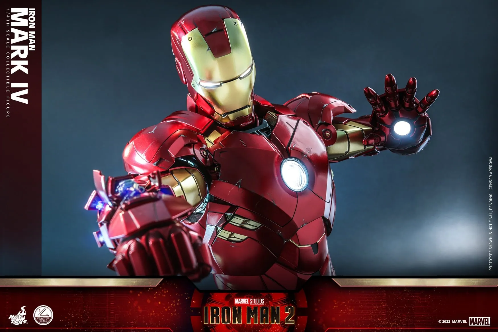 Hot Toys - QS020 - Iron Man 2 - 1/4th scale Iron Man Mark IV Collectible Figure