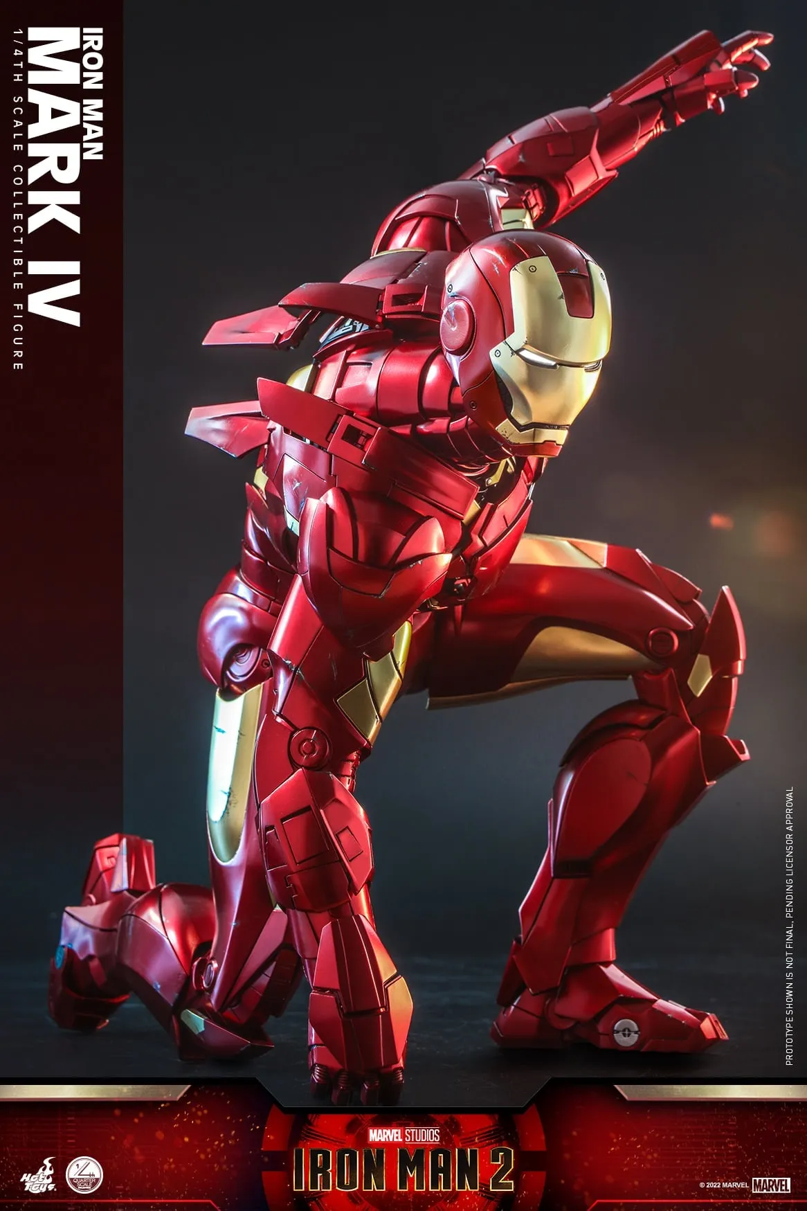 Hot Toys - QS020 - Iron Man 2 - 1/4th scale Iron Man Mark IV Collectible Figure