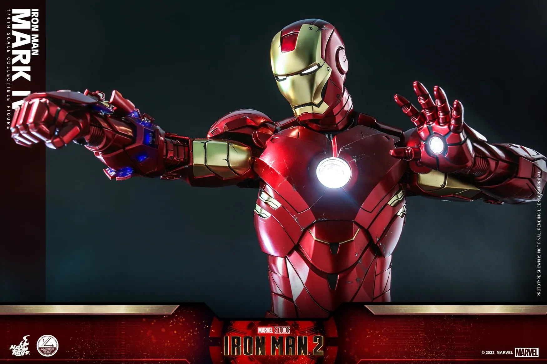 Hot Toys - QS020 - Iron Man 2 - 1/4th scale Iron Man Mark IV Collectible Figure