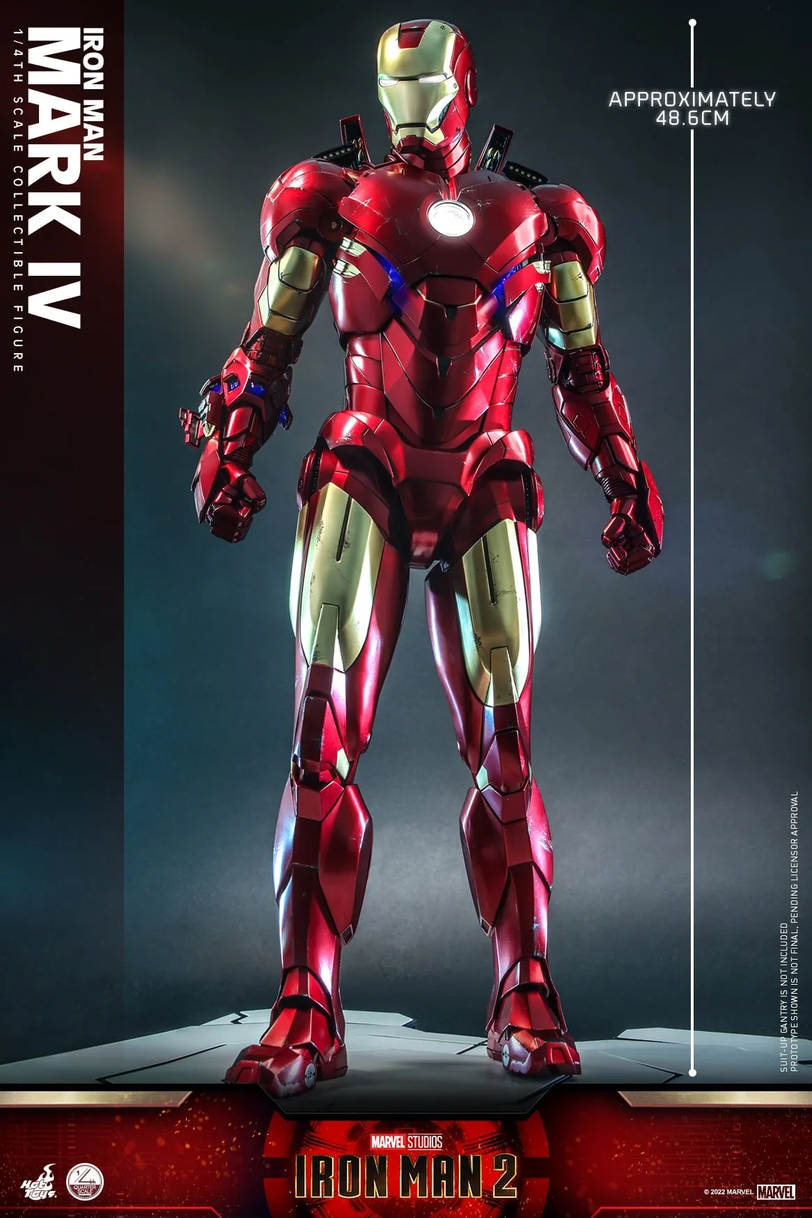 Hot Toys - QS020 - Iron Man 2 - 1/4th scale Iron Man Mark IV Collectible Figure