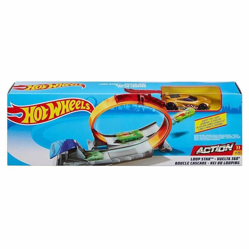 Hot Wheels Cars Track Loop Star