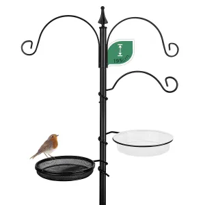 I Bird Feeding Station Made Of Weatherproof Metal, Height 75 In - Complete