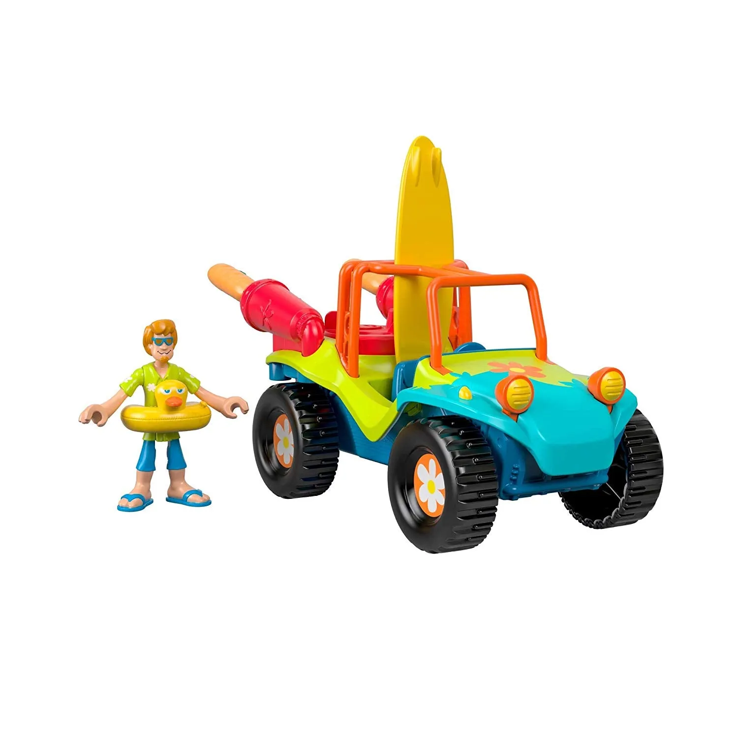 Imaginext Scooby Doo Shaggy Dune Buggy Figures, Multi Color