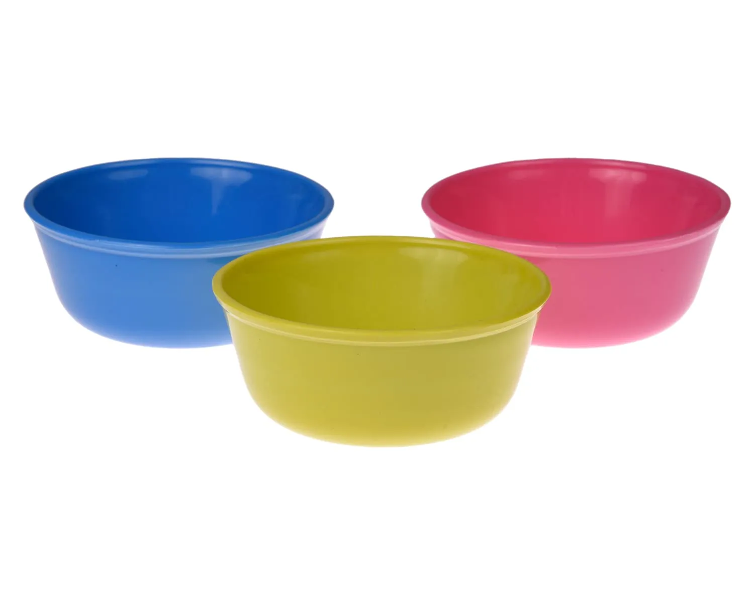 Kuber Industries Bowls|Plastic Dishwasher Safe Bowl|Serving Bowls|Bowls for Kitchen|Microwave Safe Bowls for Salad|Soup|Pasta|500 ML|Pack of 12 (Multicolor)