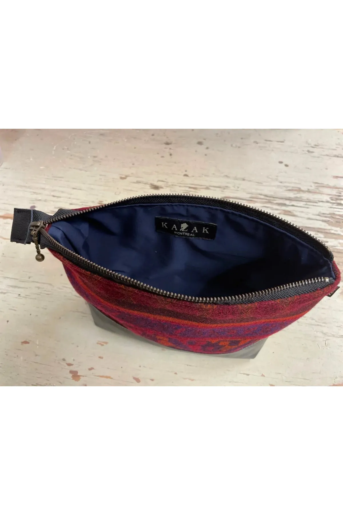 La Trousse - Leather and Fabric Pouch