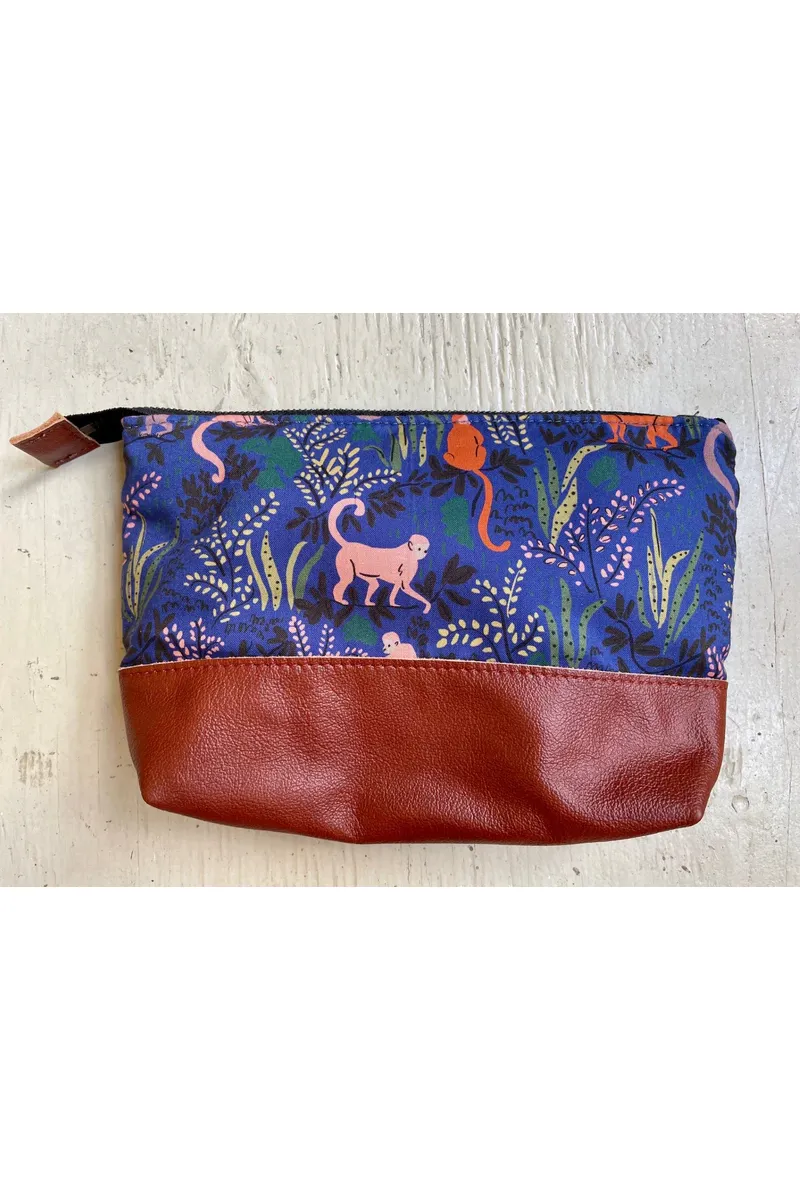 La Trousse - Leather and Fabric Pouch