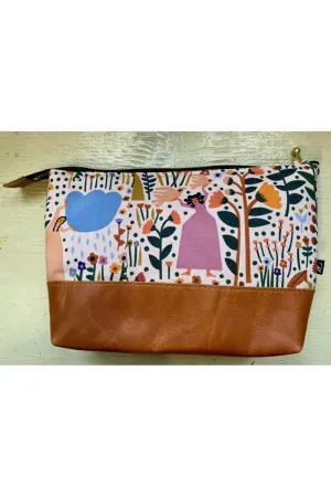 La Trousse - Leather and Fabric Pouch