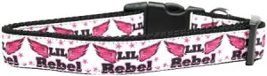 Lil' Rebel Nylon Dog Collar Large