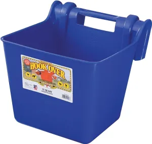 Little Giant HF15BLUE Hook Over Feeder, 15 qt Volume, Polyethylene, Blue :EA: QUANTITY: 1