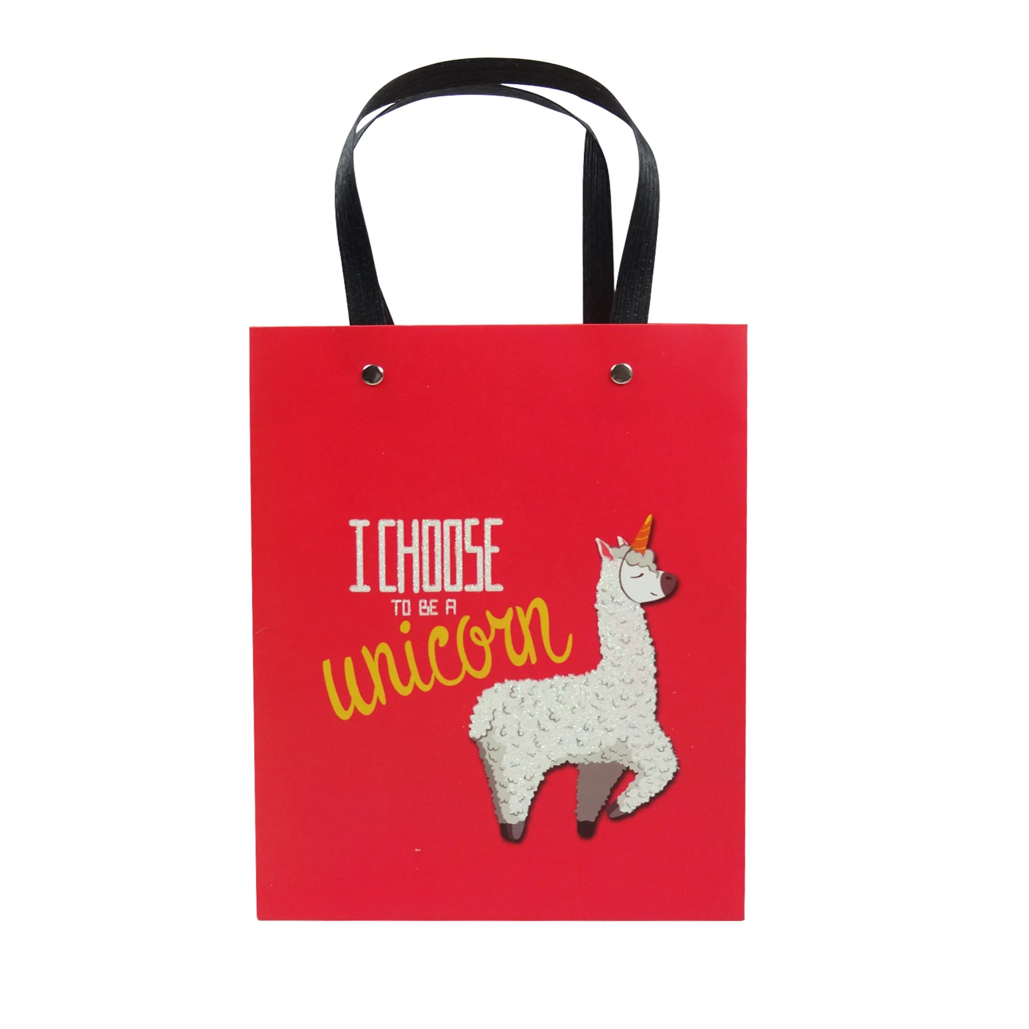 Luxury Llama Print Gift Bags - Set Of 4 Assorted Colours (Sizes Available)