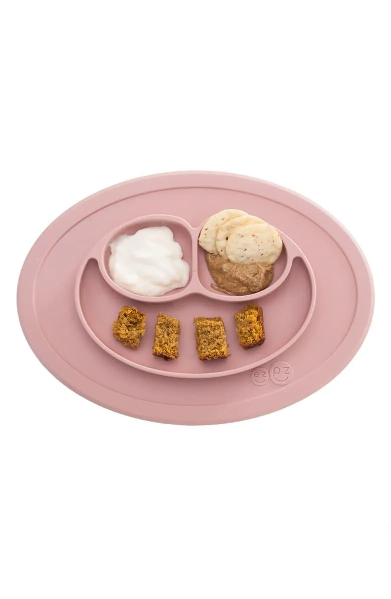 Mini Mat - Placemat and Plate with Suction | Blush