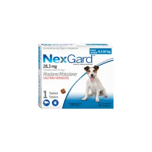 Nexgard Dog 4.1kg to 10kg Blue Single