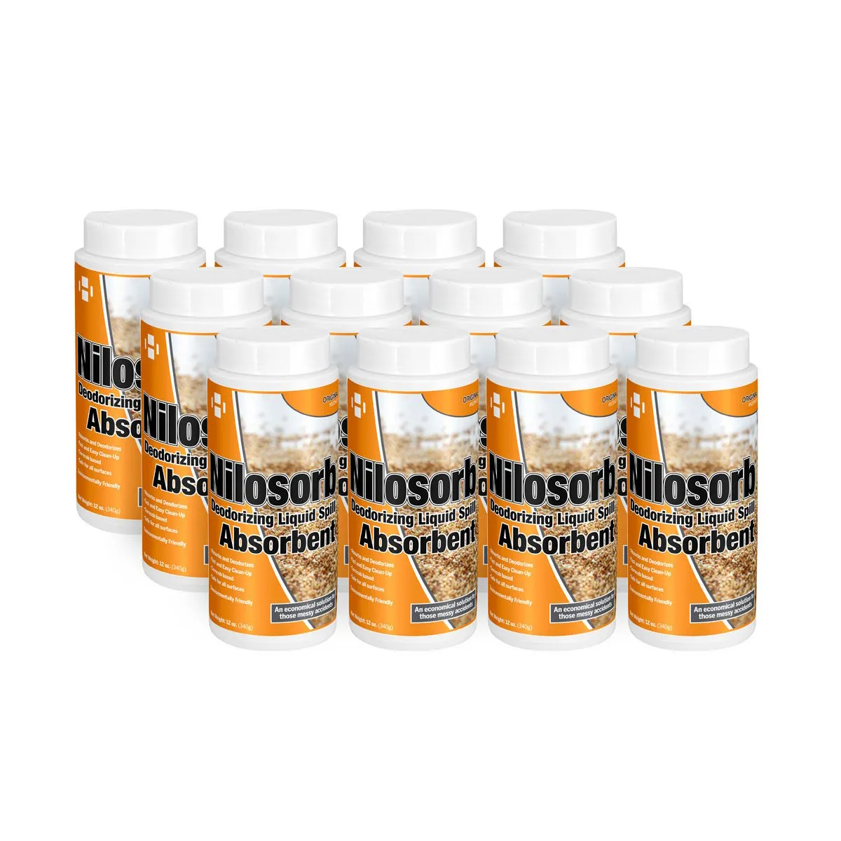 Nilodor® Nilosorb Corn Cob Vomit & Moisture Absorbent (12 oz Shaker Cans) - Case of 12