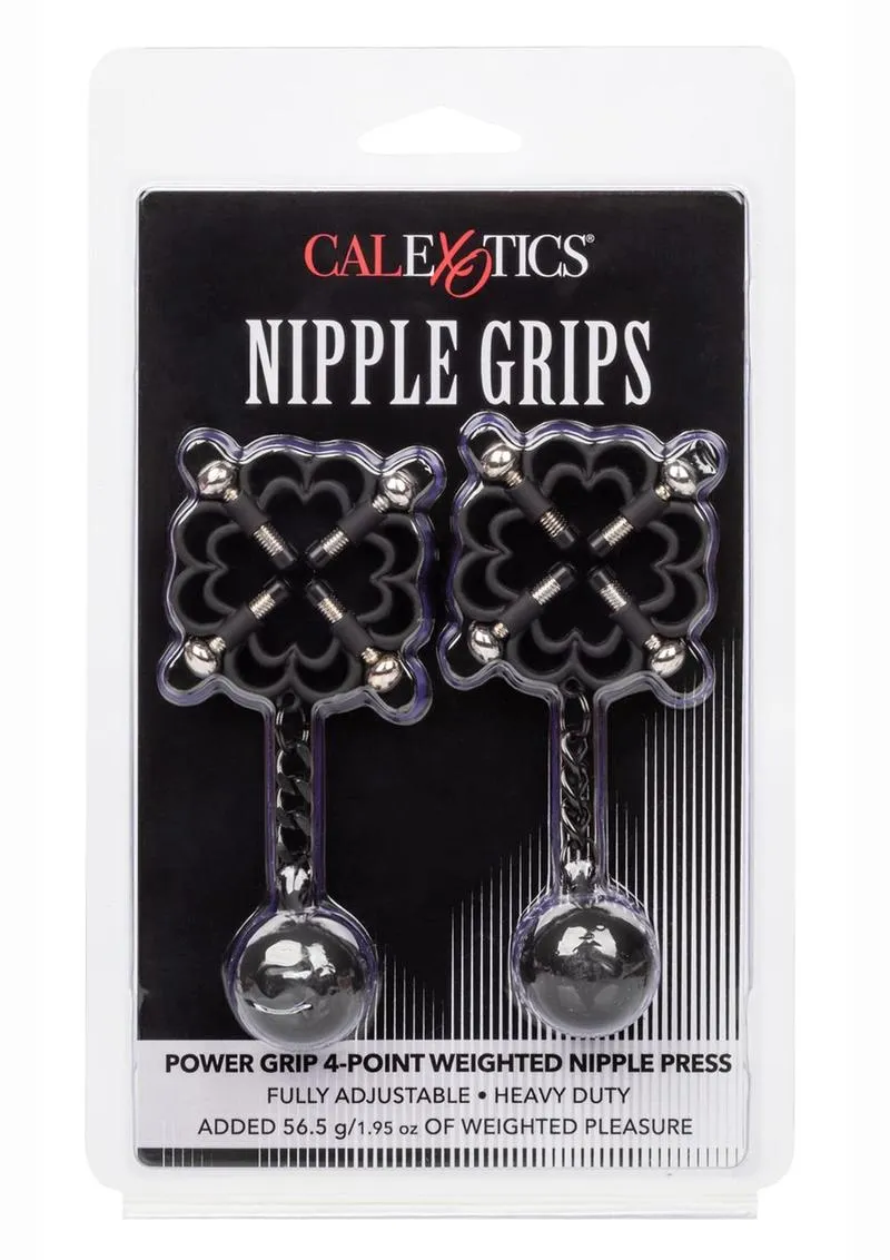 Nipple Grips Power Grip 4-Point Weighted Nipple Press Clamps