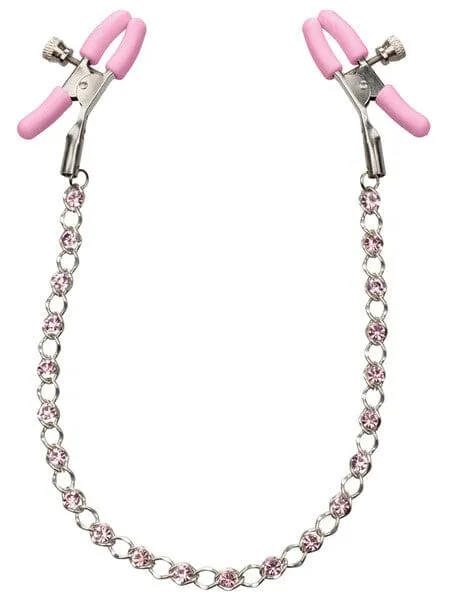 Nipple Play Crystal Chain Nipple Clamps