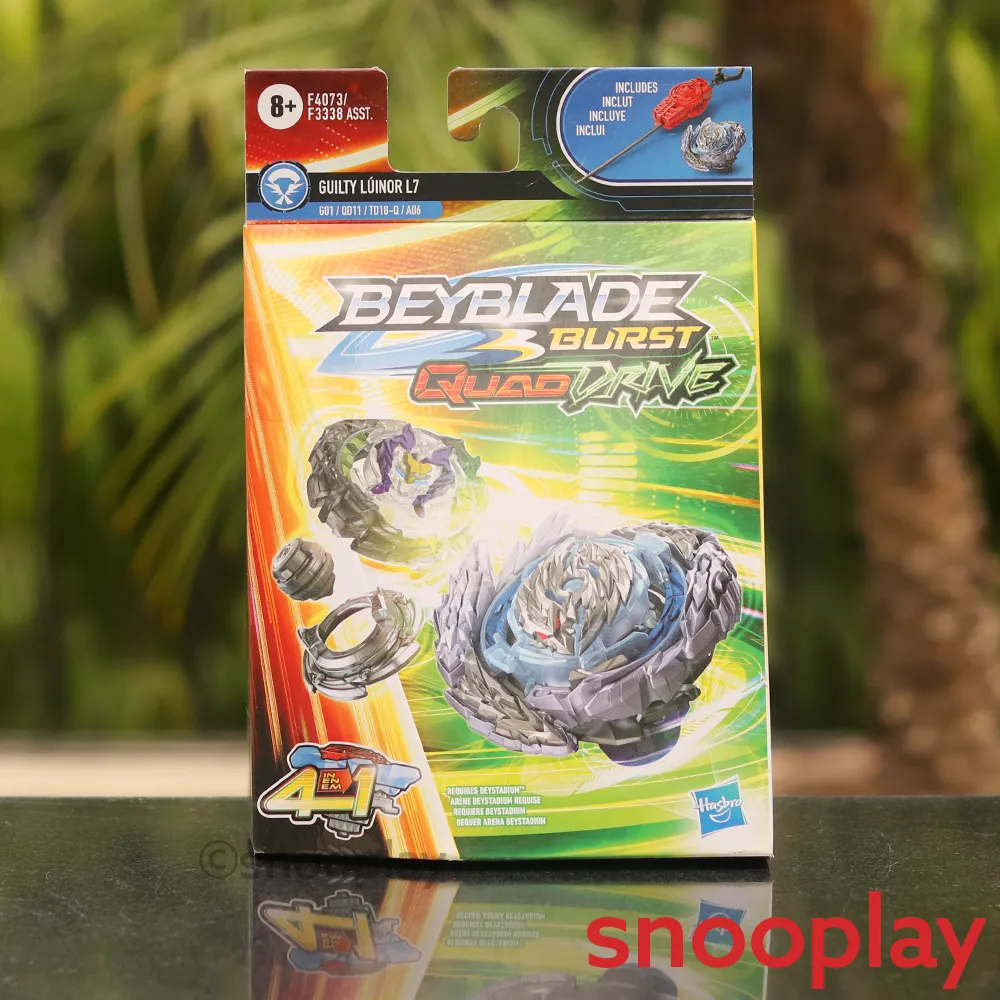 Original Beyblade Burst Quad Drive -  GUILTY LUINOR L7