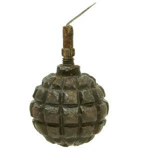 Original German WWI Model 1913 Kugel Hand Fragmentation Grenade - Kugelhandgranate - Inert