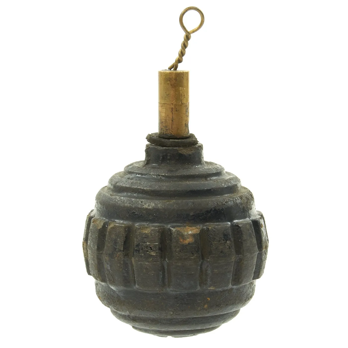 Original German WWI Model 1915 n/A Ball Hand Fragmentation Inert Grenade - Kugelhandgranate